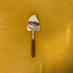 **SOLD**Spor Norway Mid Century Modern Teak & Stainless Steel Cheese Slicer